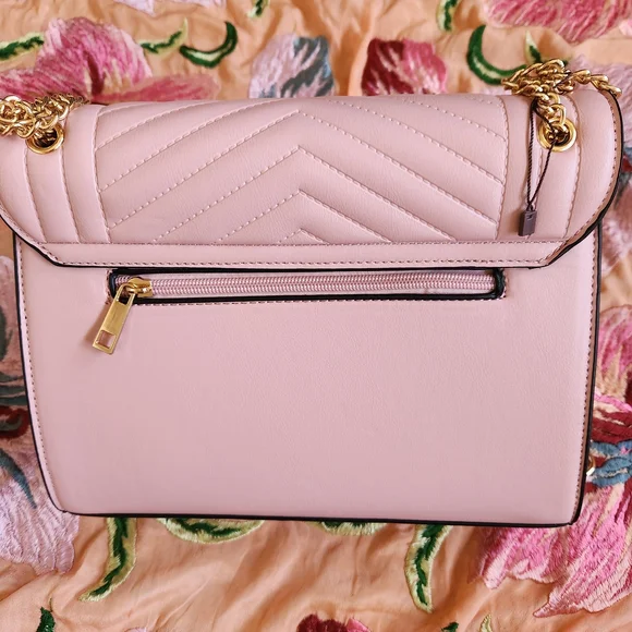 NEW Yves Saint Laurent Blush Chevron Shoulder Bag - Picture 3 of 4